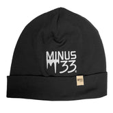Lightweight Minus33 Logo Ridge Cuff Beanie - 100% Merino Wool