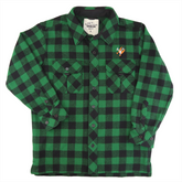 Big Woods Bucks Heavyweight Wool Guide Shirt Jacket - 34.4 oz