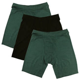 Merino Wool Boxer Briefs 3-Pack - Lightweight Comfort