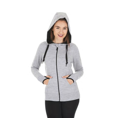 Women's Heavyweight Brushed Merino Wool Full-Zip Hoodie