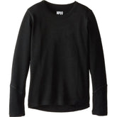 Midweight Kids' Merino Wool Base Layer Crew Top