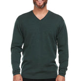 Men's Midweight Merino Wool V-Neck Sweater | 100% Merino Wool