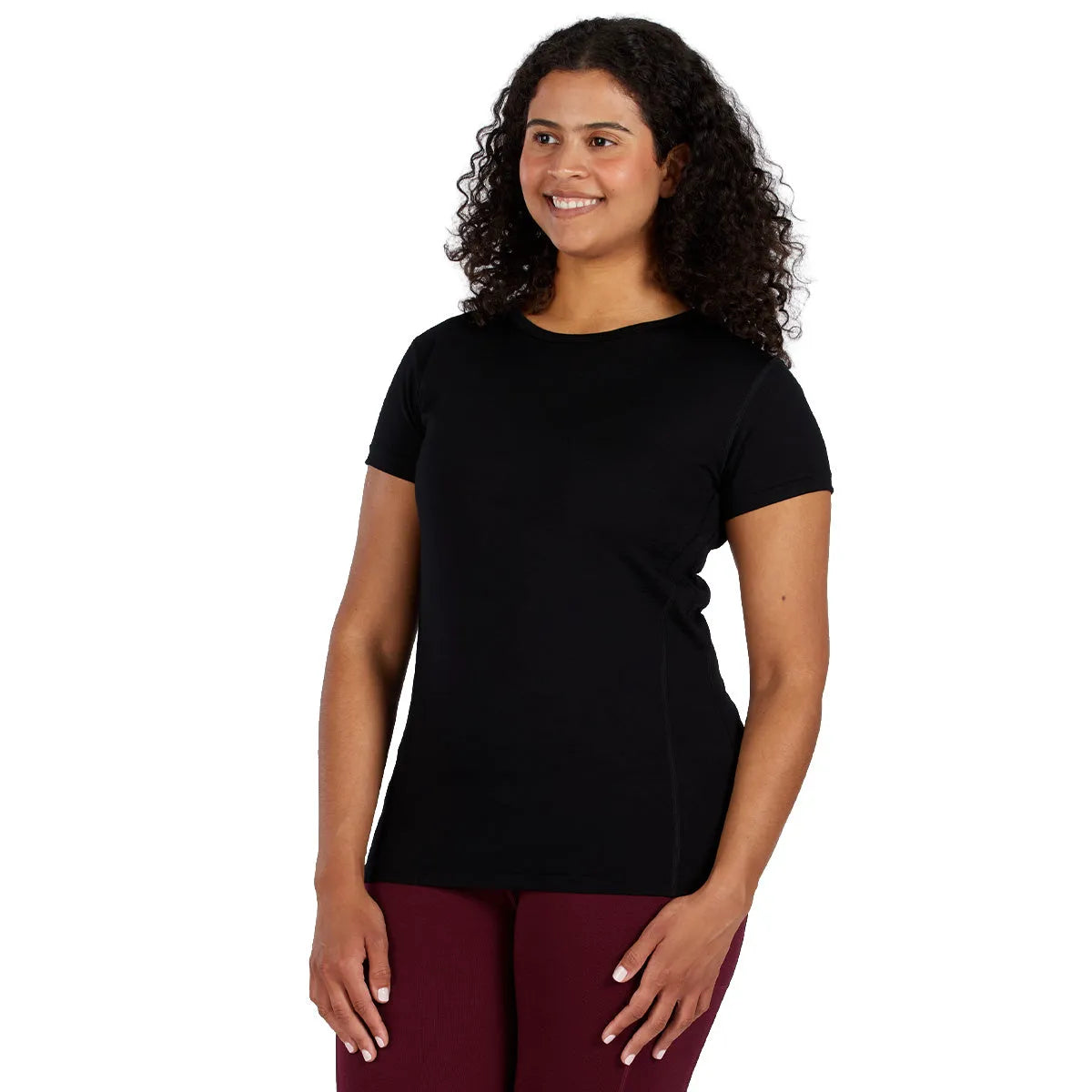 Women's Lightweight Merino Wool Crew Neck T-Shirt