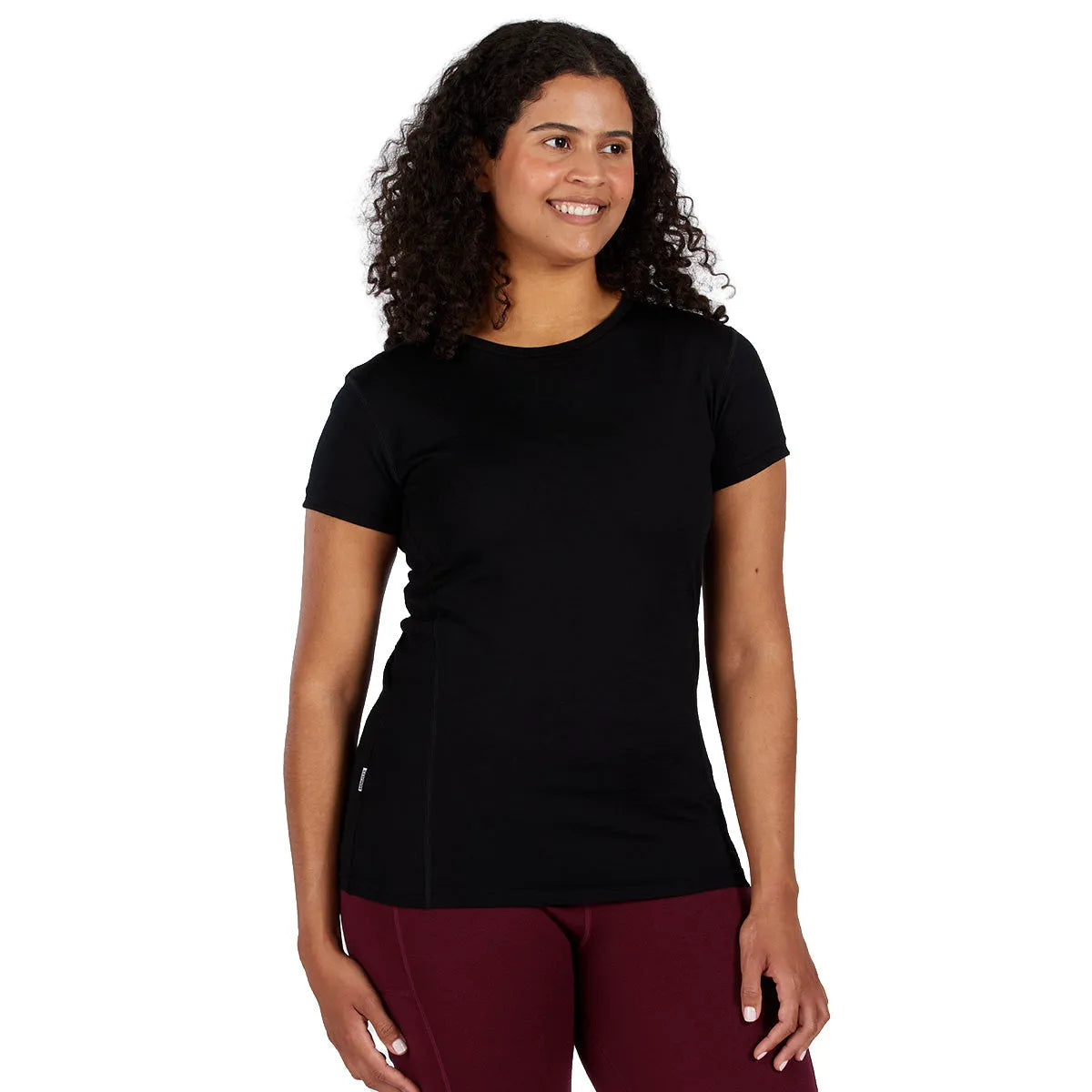 Women's Lightweight Merino Wool Crew Neck T-Shirt