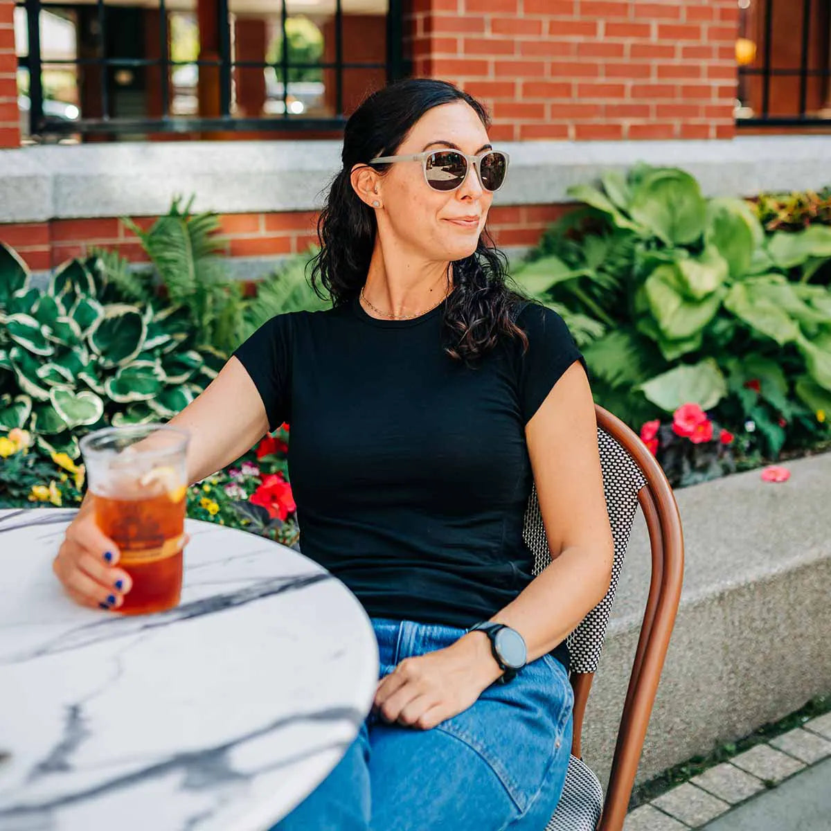 Women's Lightweight Merino Wool Crew Neck T-Shirt