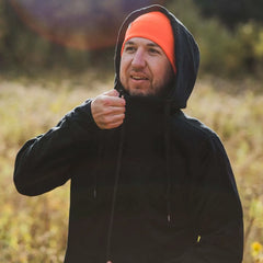 Men's Heavyweight Brushed Merino Wool Full-Zip Hoodie