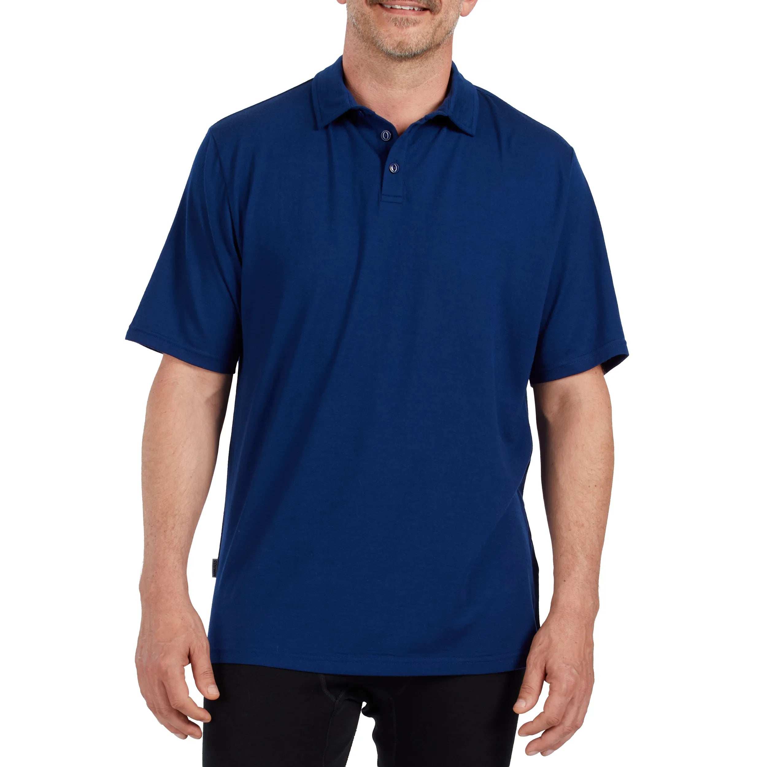 Microweight Men's Wool Polo - Woolverino