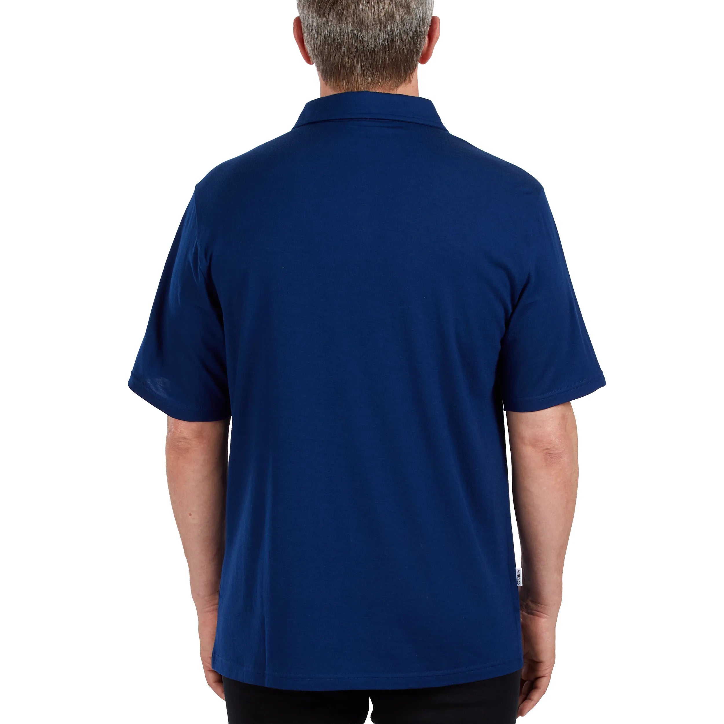 Microweight Men's Wool Polo - Woolverino
