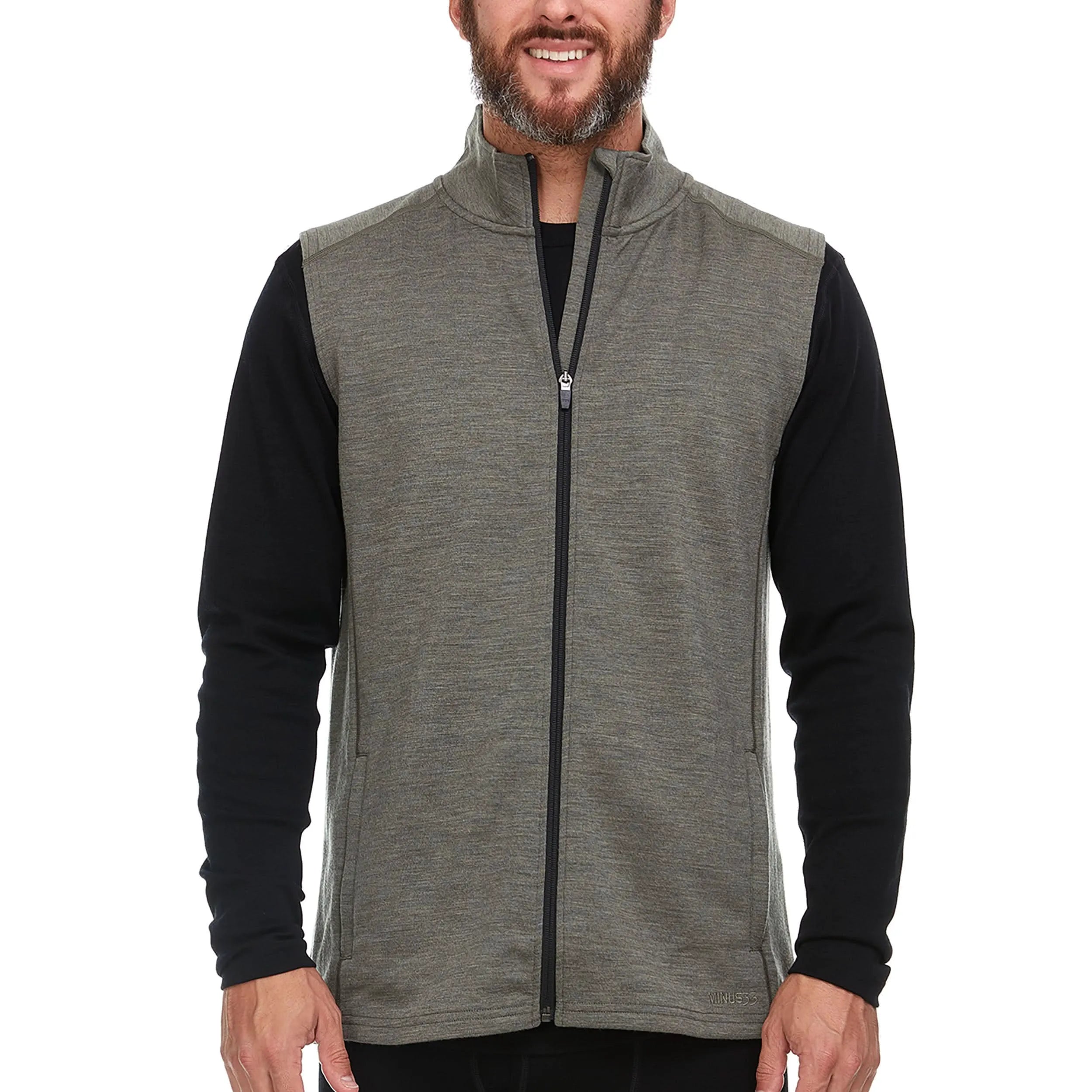 Men's Heavyweight 100% Merino Wool Vest