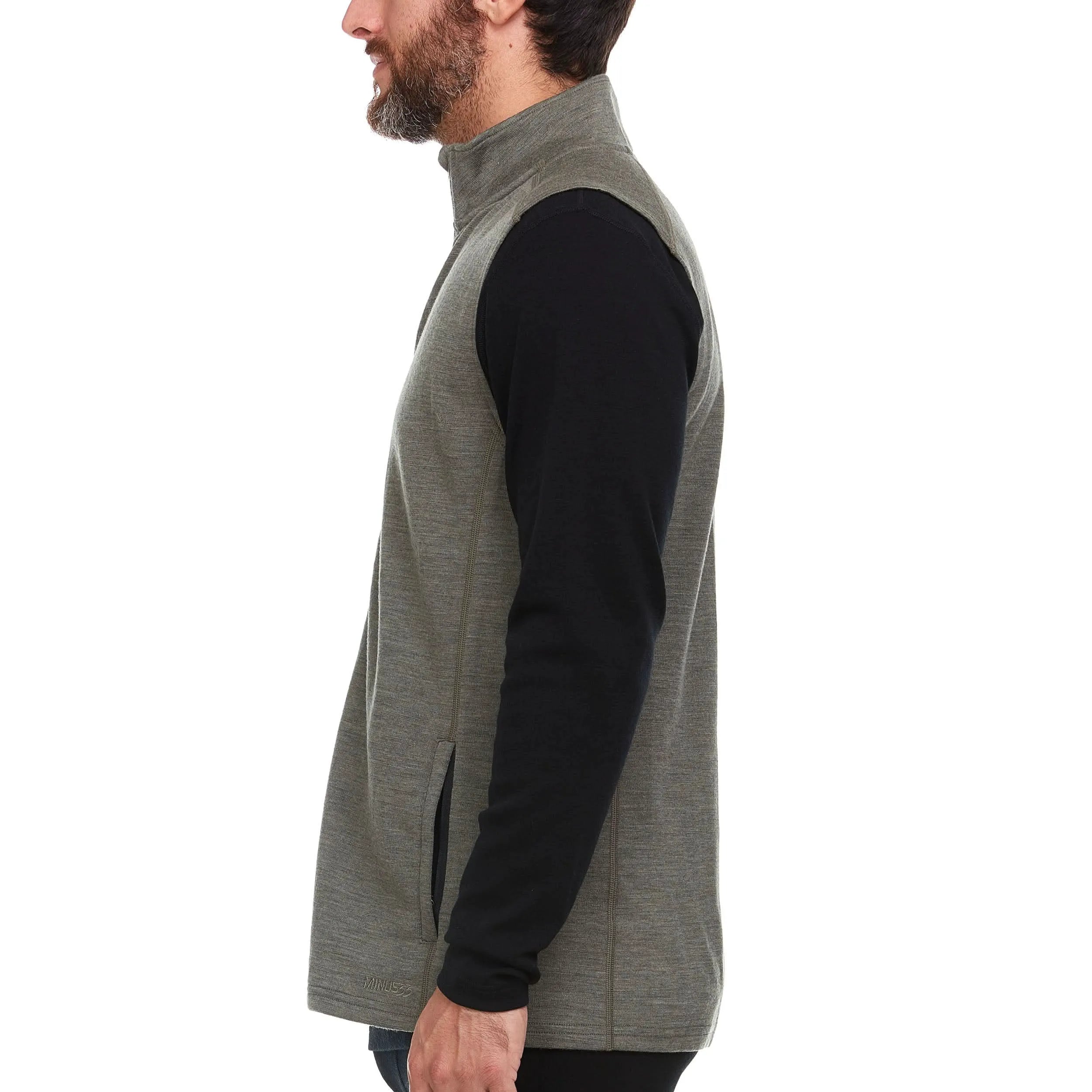 Men's Heavyweight 100% Merino Wool Vest