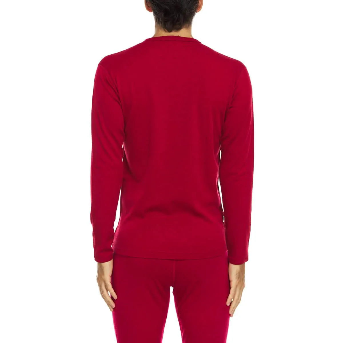 Men's Wool Thermal Top Midweight Base Layer - 100% Merino Wool