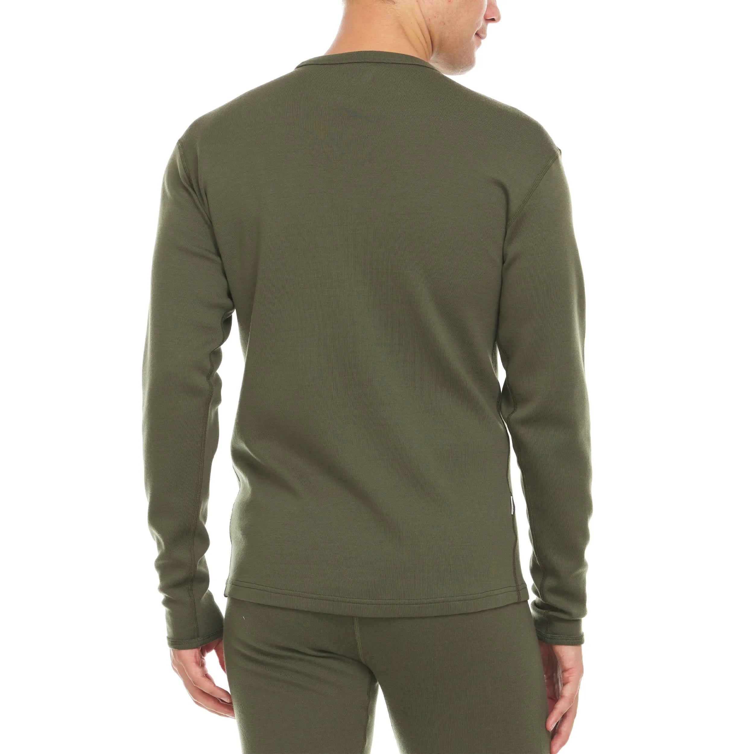 Men's Heavyweight 100% Merino Wool Crew Neck Sweater