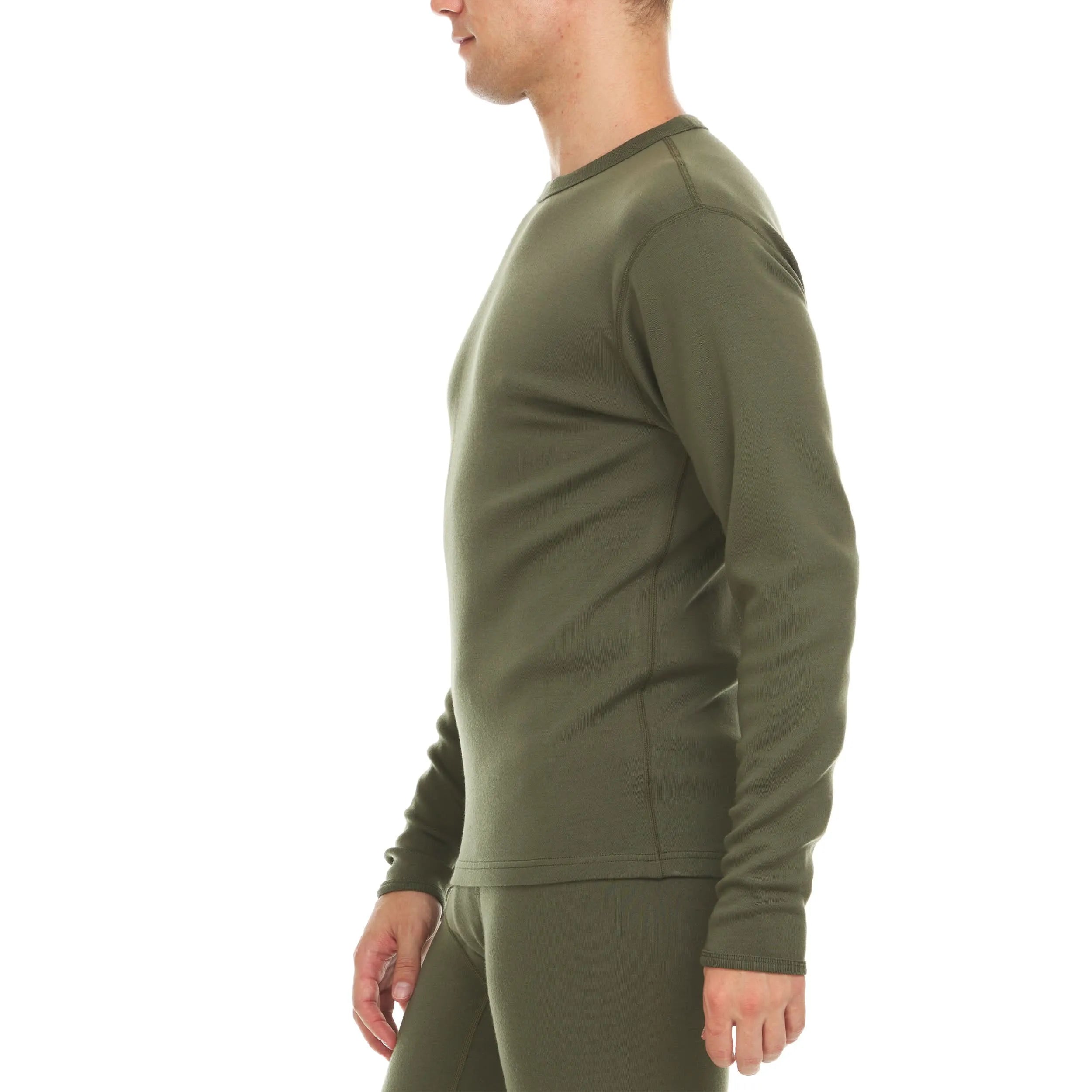 Men's Heavyweight 100% Merino Wool Crew Neck Sweater