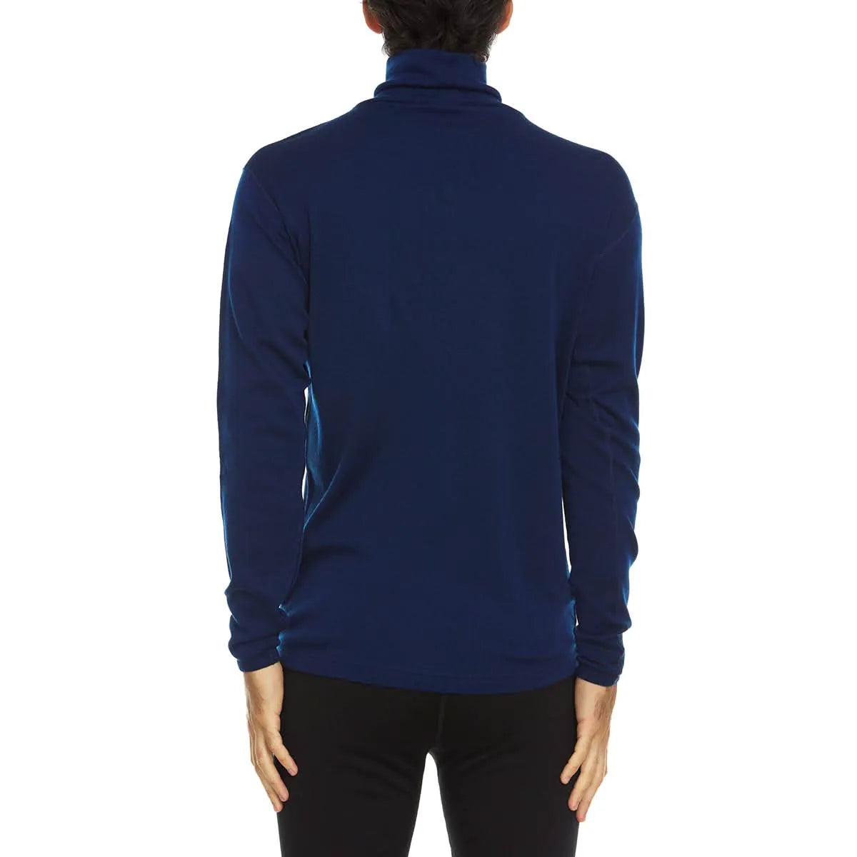 Midweight Men's Wool Turtleneck - 100% Merino Wool