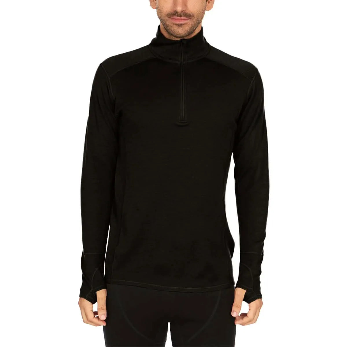 Men's Midweight Merino Wool 1/4 Zip Sweater