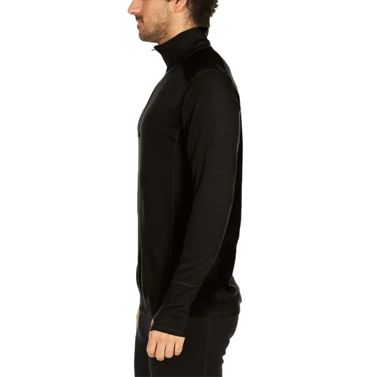 Men's Midweight Merino Wool 1/4 Zip Sweater