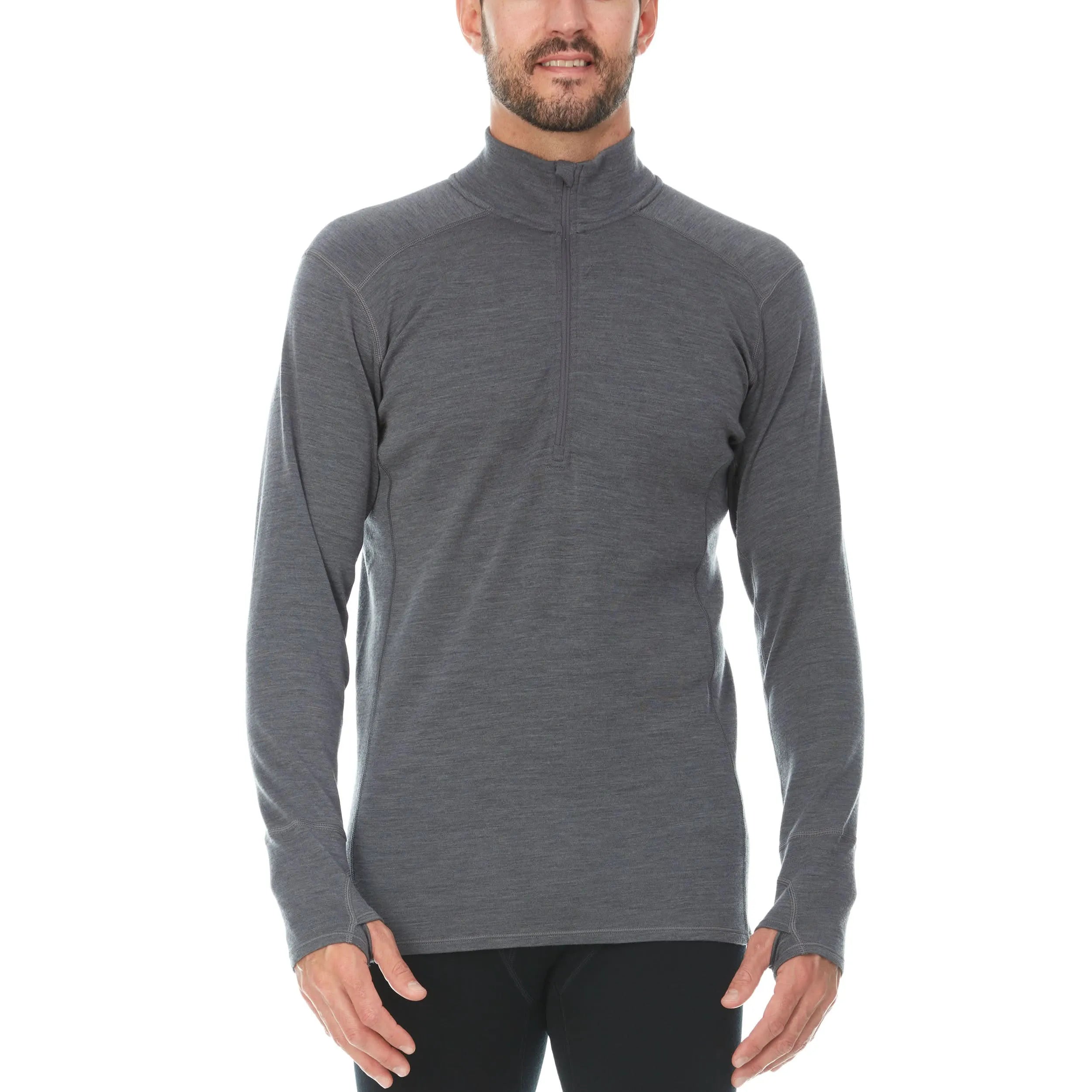 Men's Merino Wool 1/4 Zip - Clearance