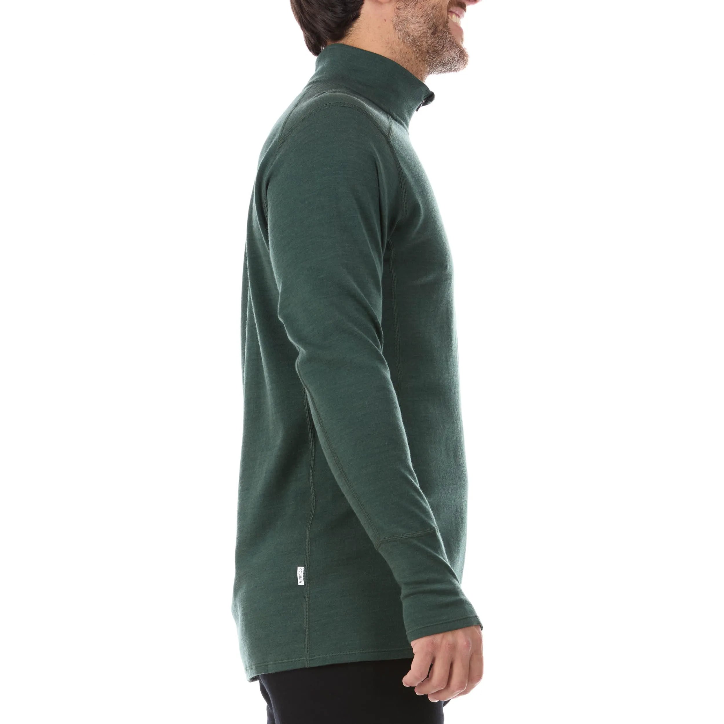 Men's Midweight Merino Wool 1/4 Zip Sweater