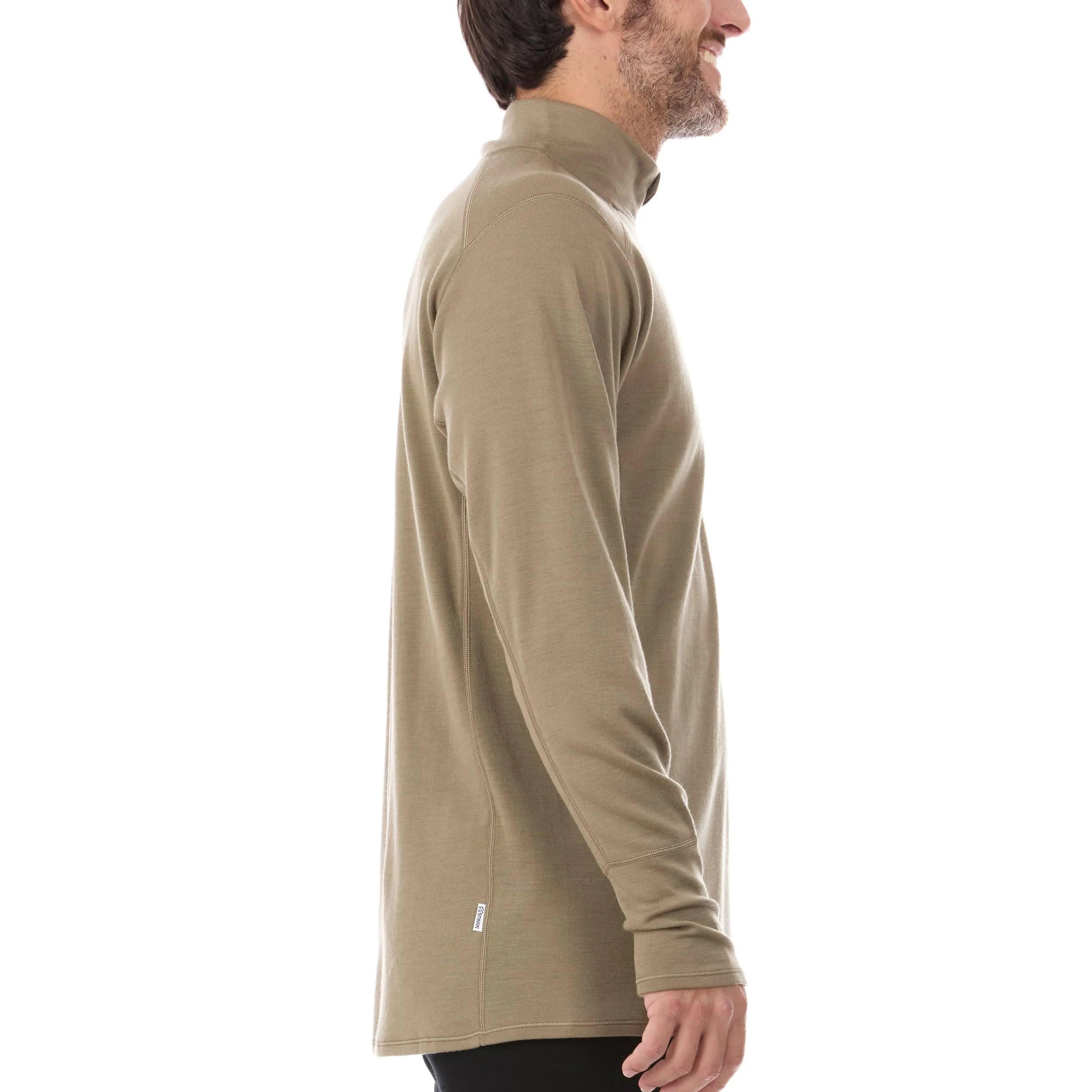 Men's Midweight Merino Wool 1/4 Zip Sweater