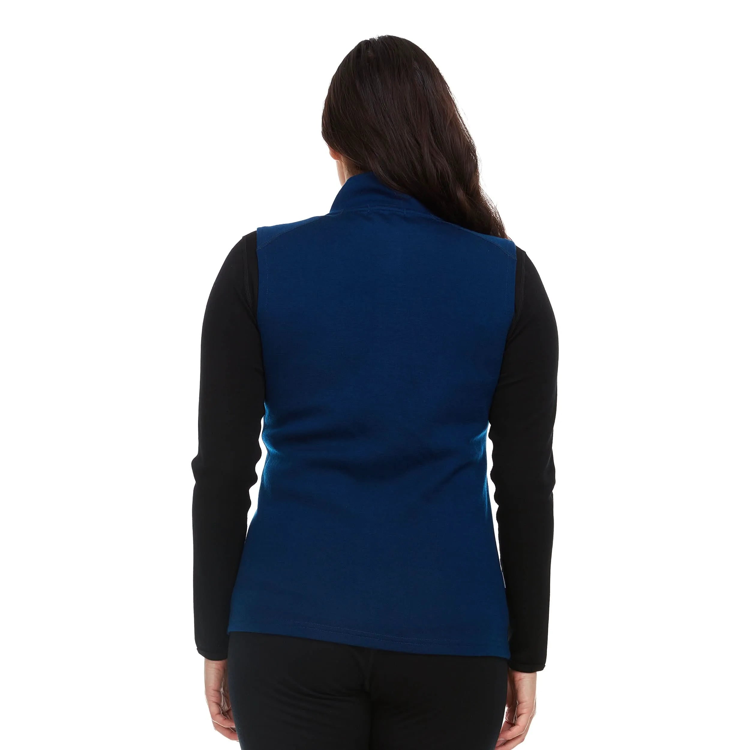 Women's Heavyweight Wool Vest - 100% Merino Wool