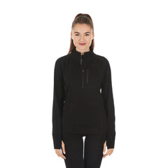 Women's Heavyweight Merino Wool 1/4 Zip Top - 100% Pure Wool