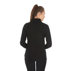 Women's Heavyweight Merino Wool 1/4 Zip Top - 100% Pure Wool