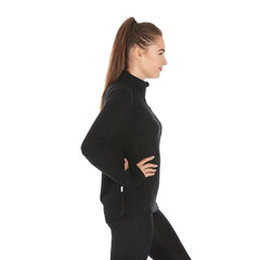 Women's Heavyweight Merino Wool 1/4 Zip Top - 100% Pure Wool