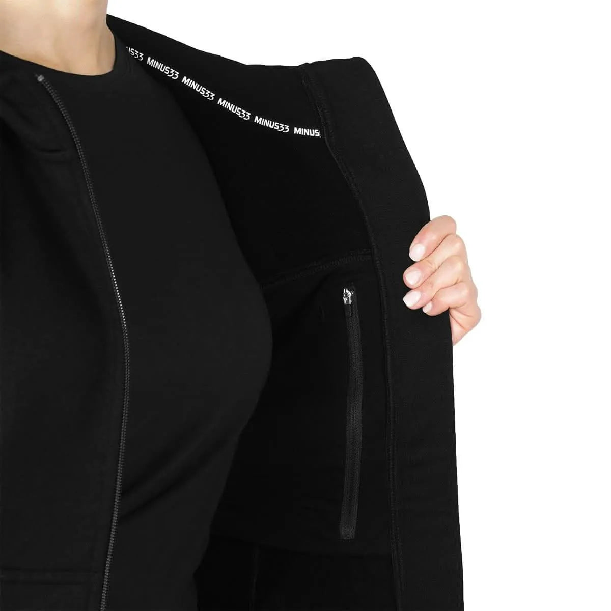 Women's Heavyweight Brushed Merino Wool Full-Zip Hoodie