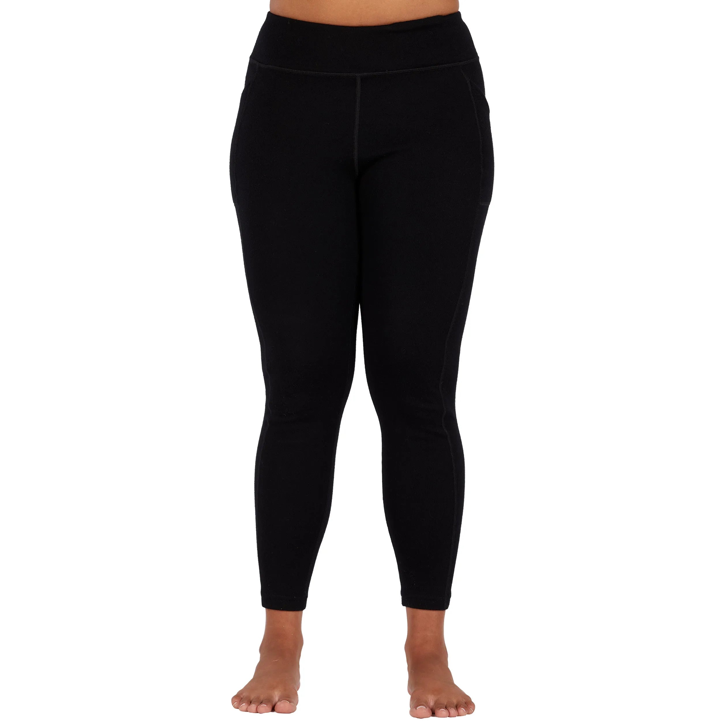 Women's Heavyweight Merino Wool Thermal Leggings - 100% Natural Base Layer Bottom