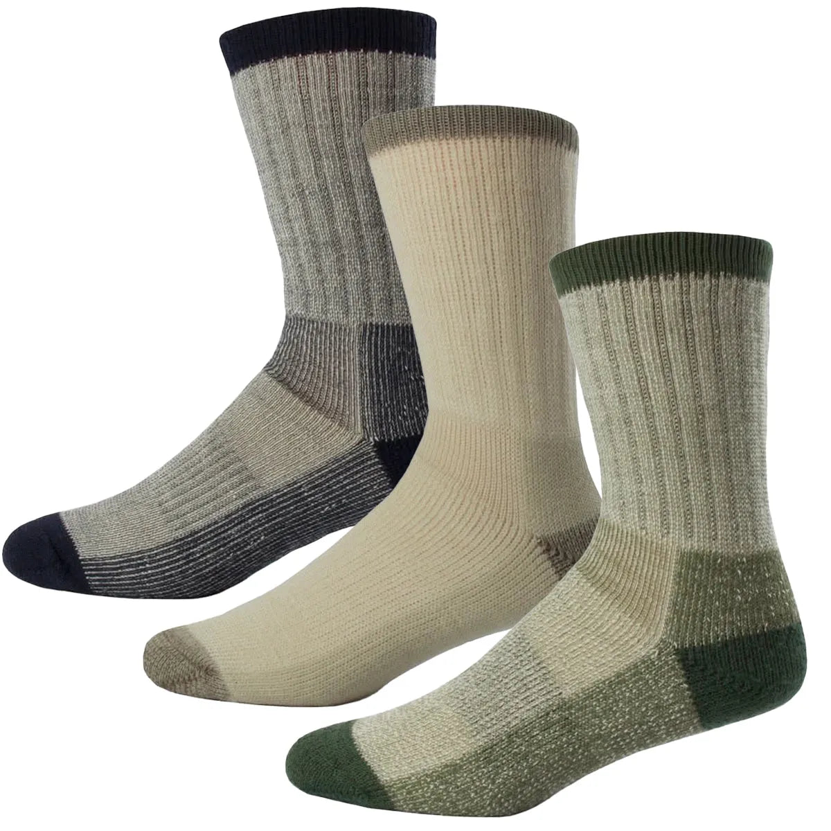 Midweight Day Hiker Crew Socks (3-Pack)