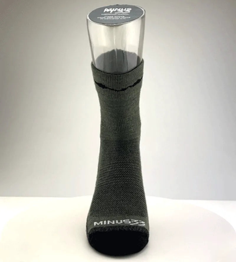 AMC Merino Wool Hiking Socks - Micro Cushion Mini Crew