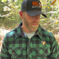 Big Woods Bucks Heavyweight Wool Guide Shirt Jacket - 34.4 oz