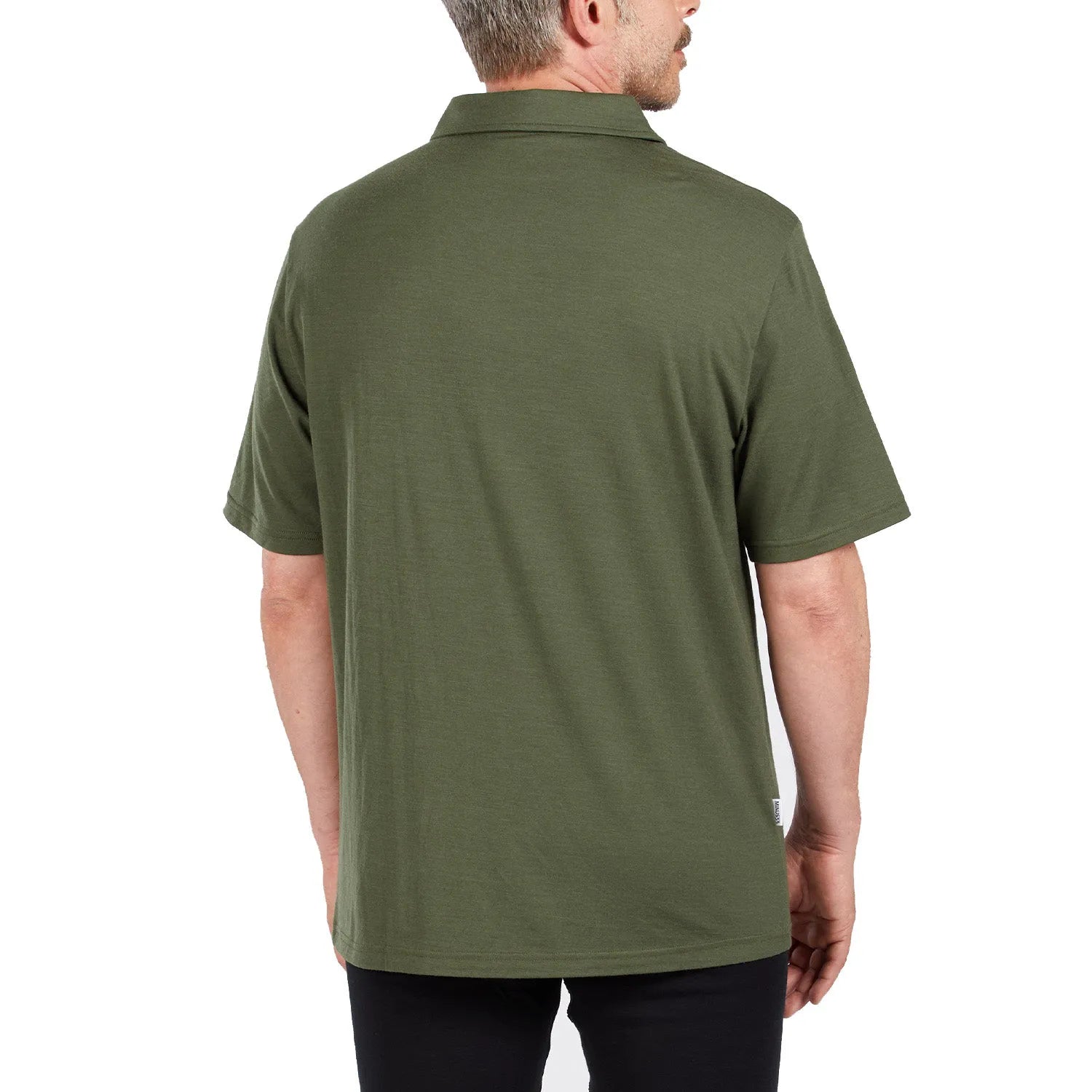 Microweight Men's Wool Polo - Woolverino