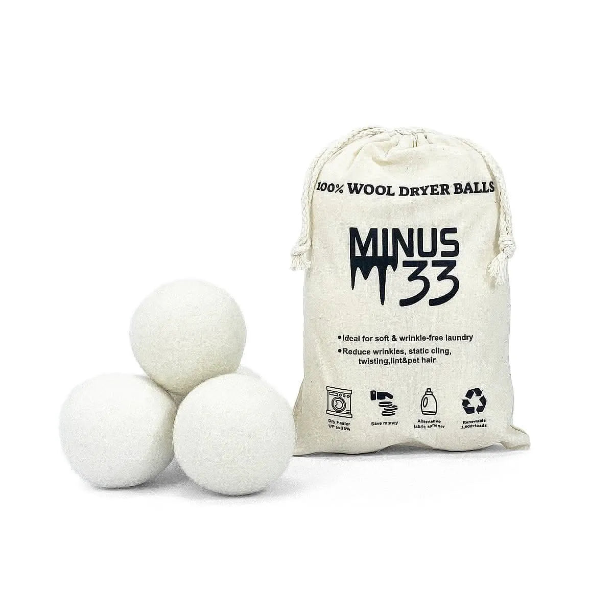 6-Pack 100% Wool Dryer Balls