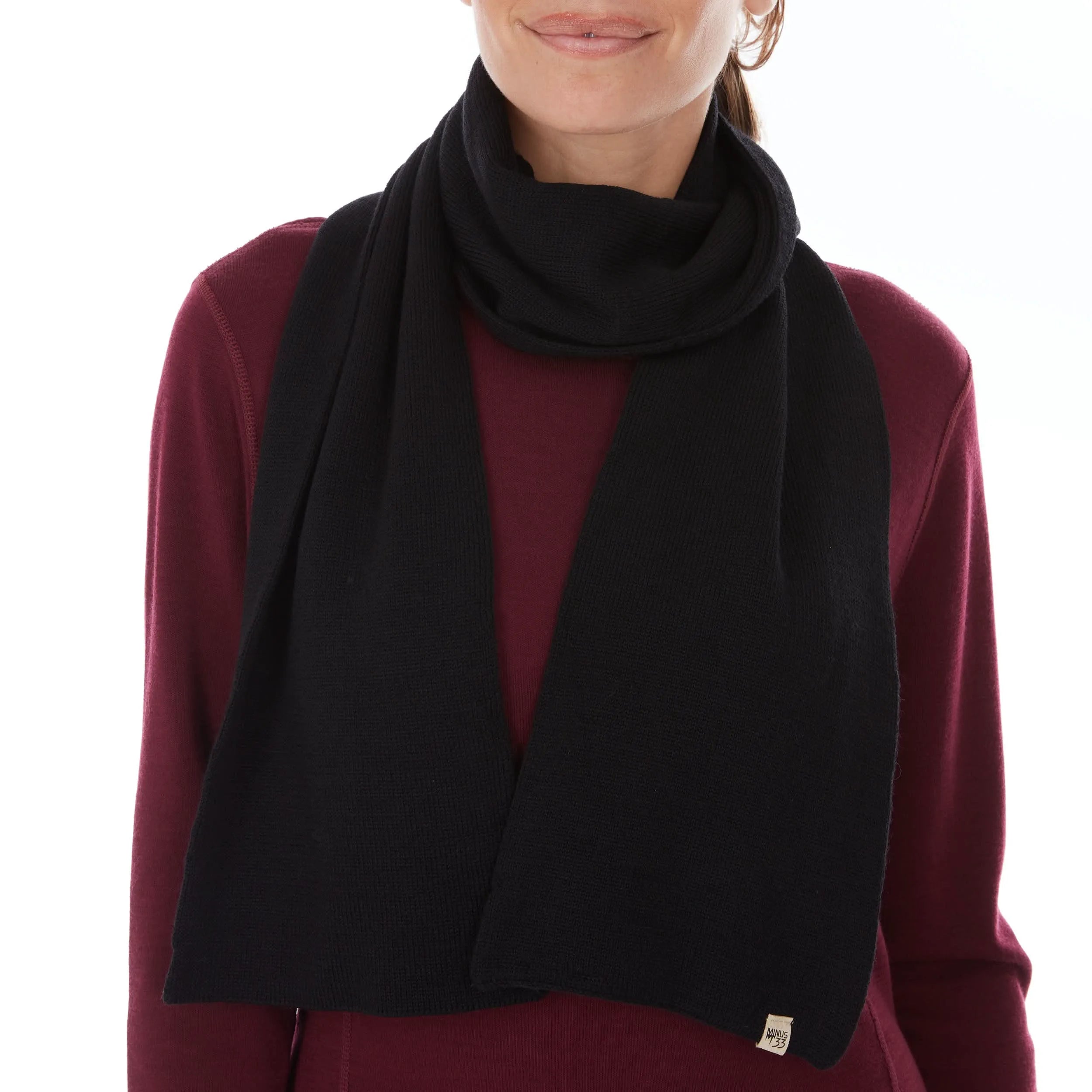 100% Merino Wool Knit Scarf