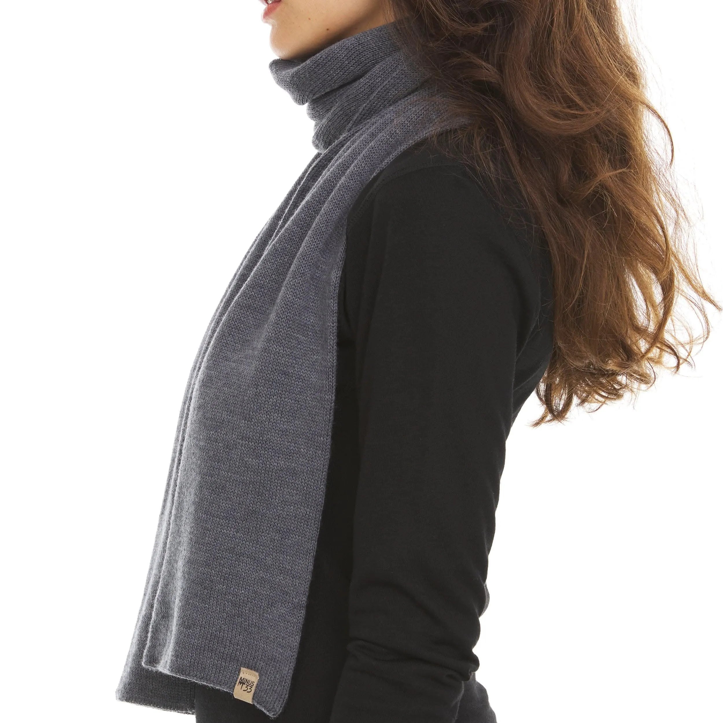 100% Merino Wool Knit Scarf