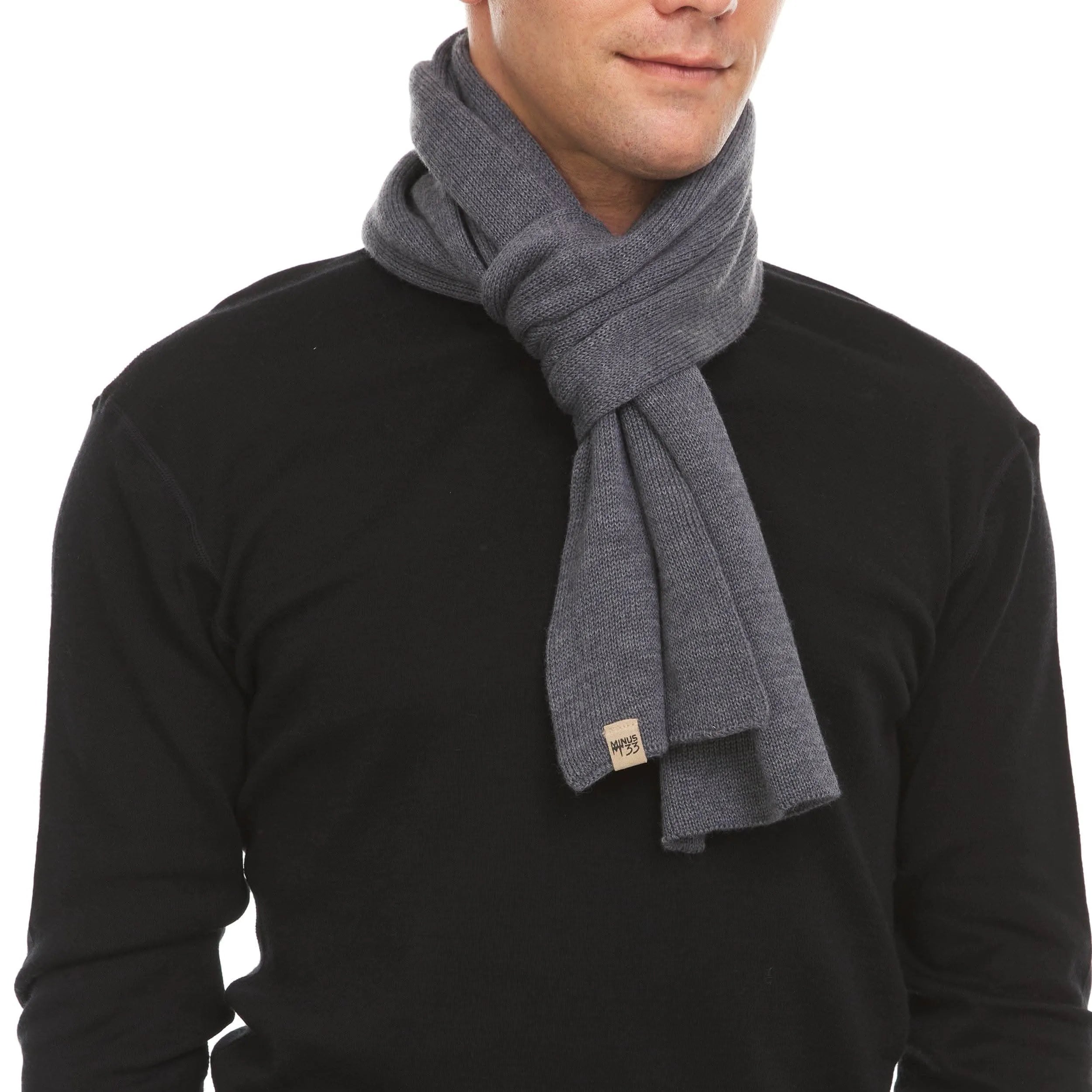 100% Merino Wool Knit Scarf