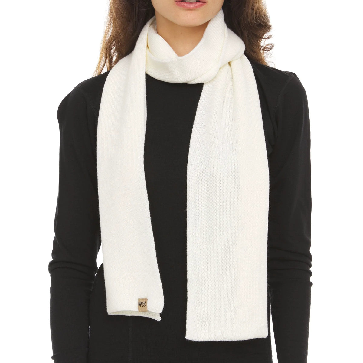 100% Merino Wool Knit Scarf