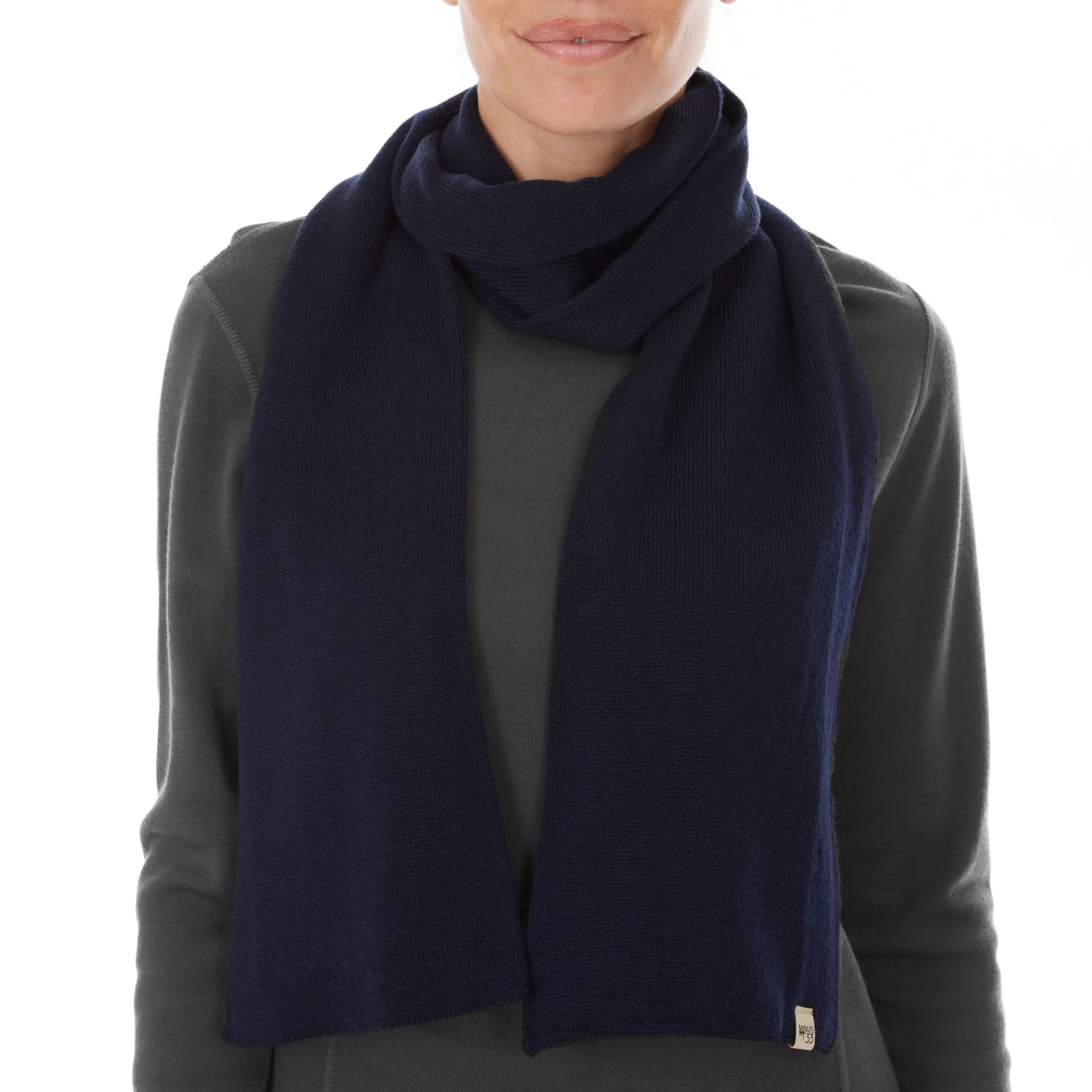 100% Merino Wool Knit Scarf