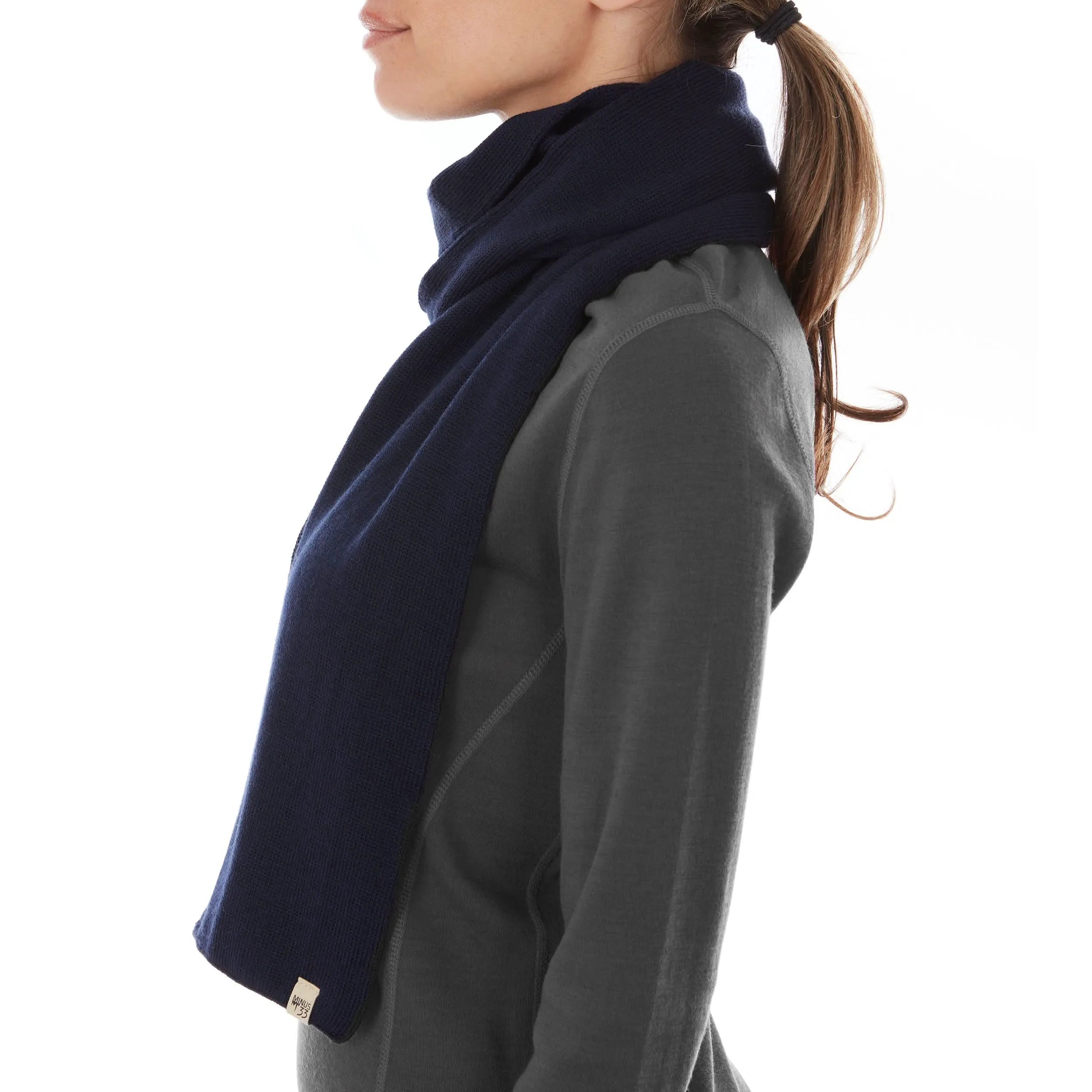 100% Merino Wool Knit Scarf