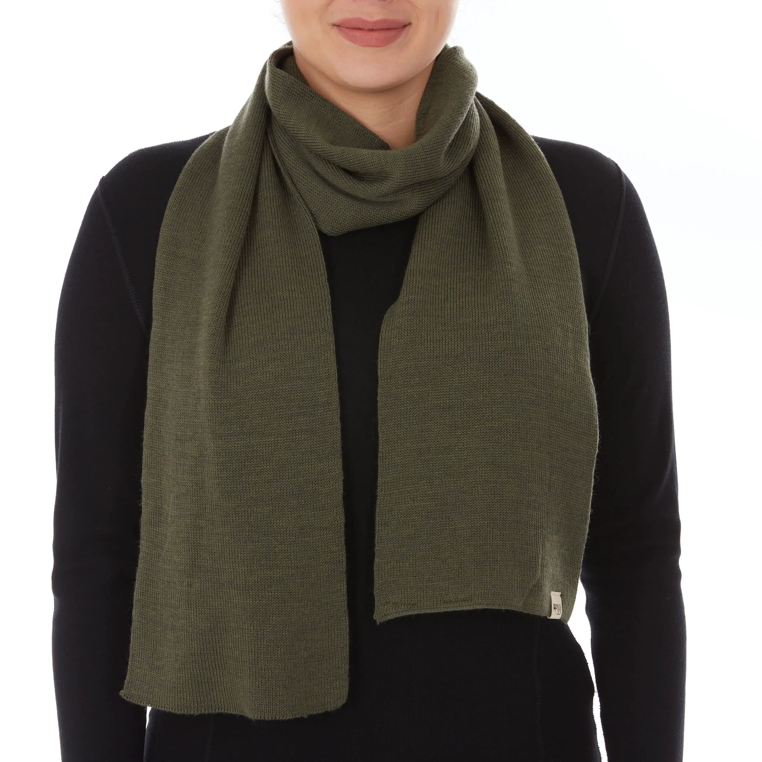 100% Merino Wool Knit Scarf