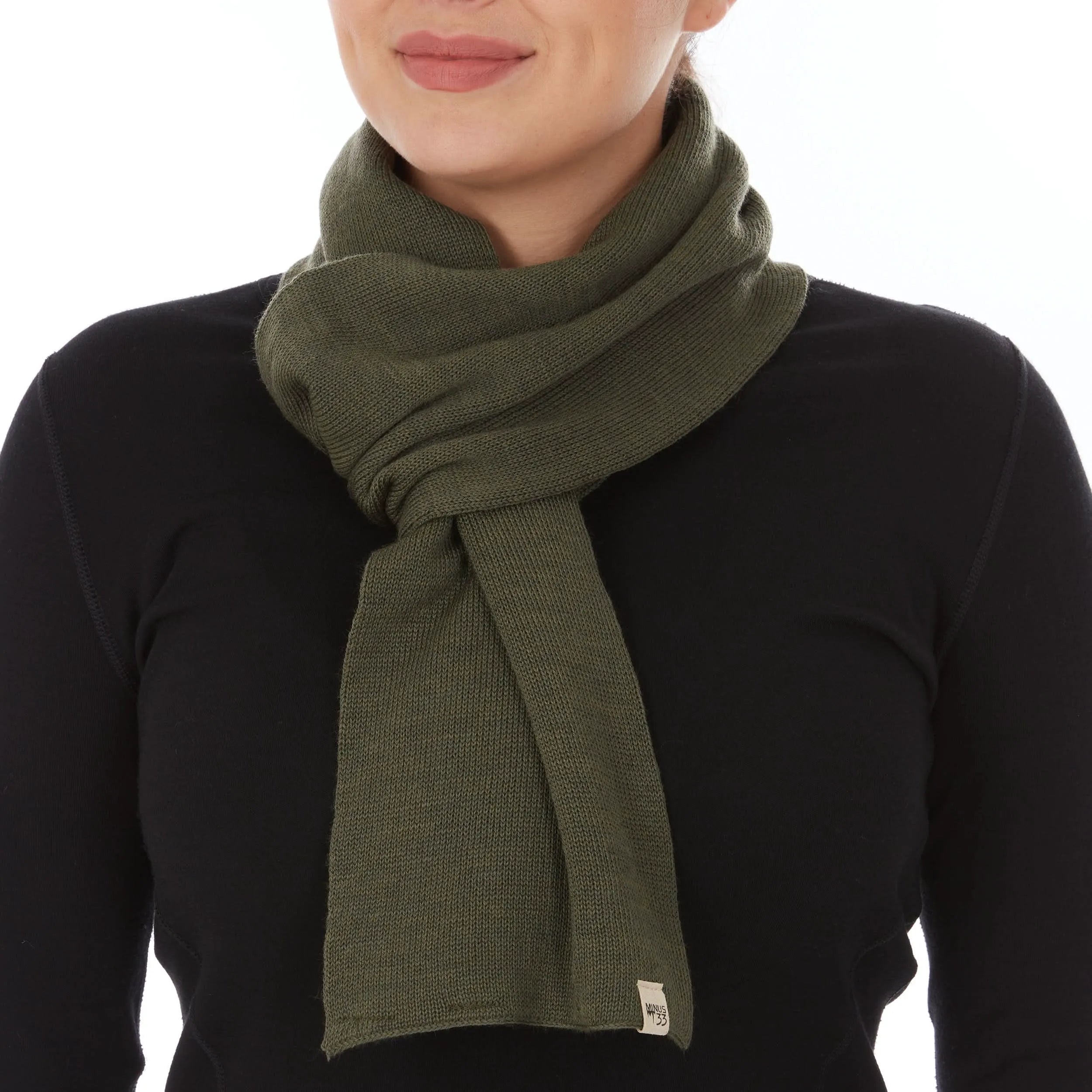 100% Merino Wool Knit Scarf