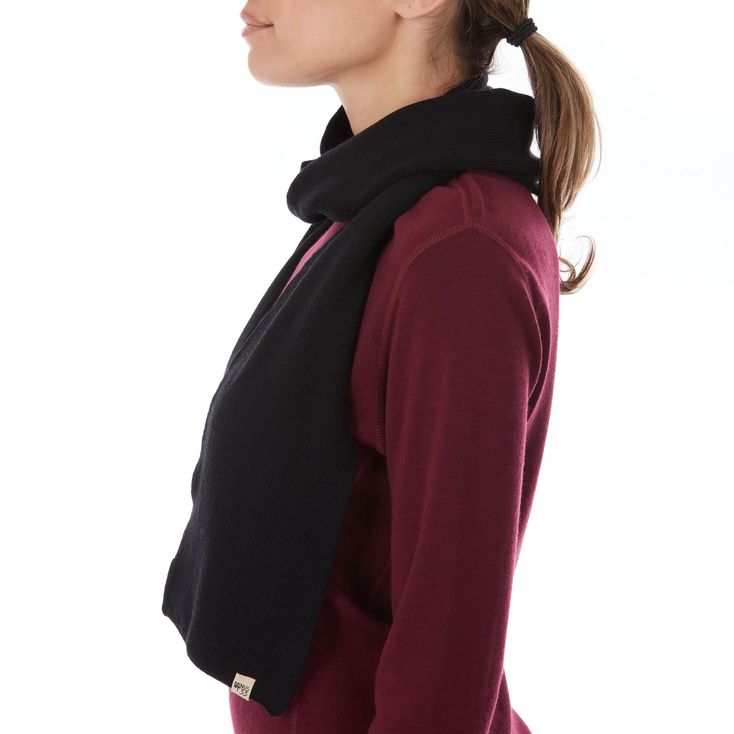 100% Merino Wool Knit Scarf