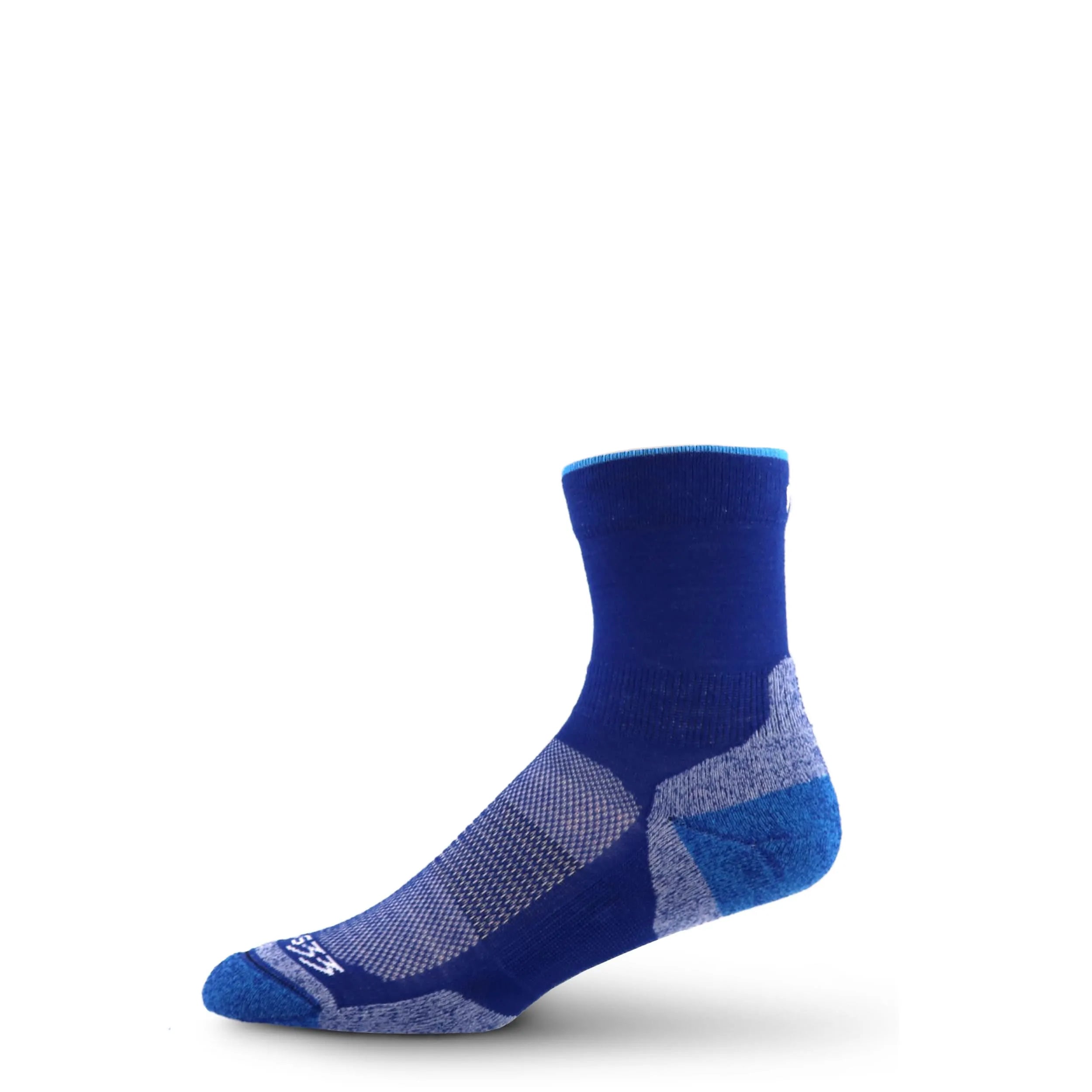 Merino Wool Trail Running Socks - Micro Cushion Mini Crew