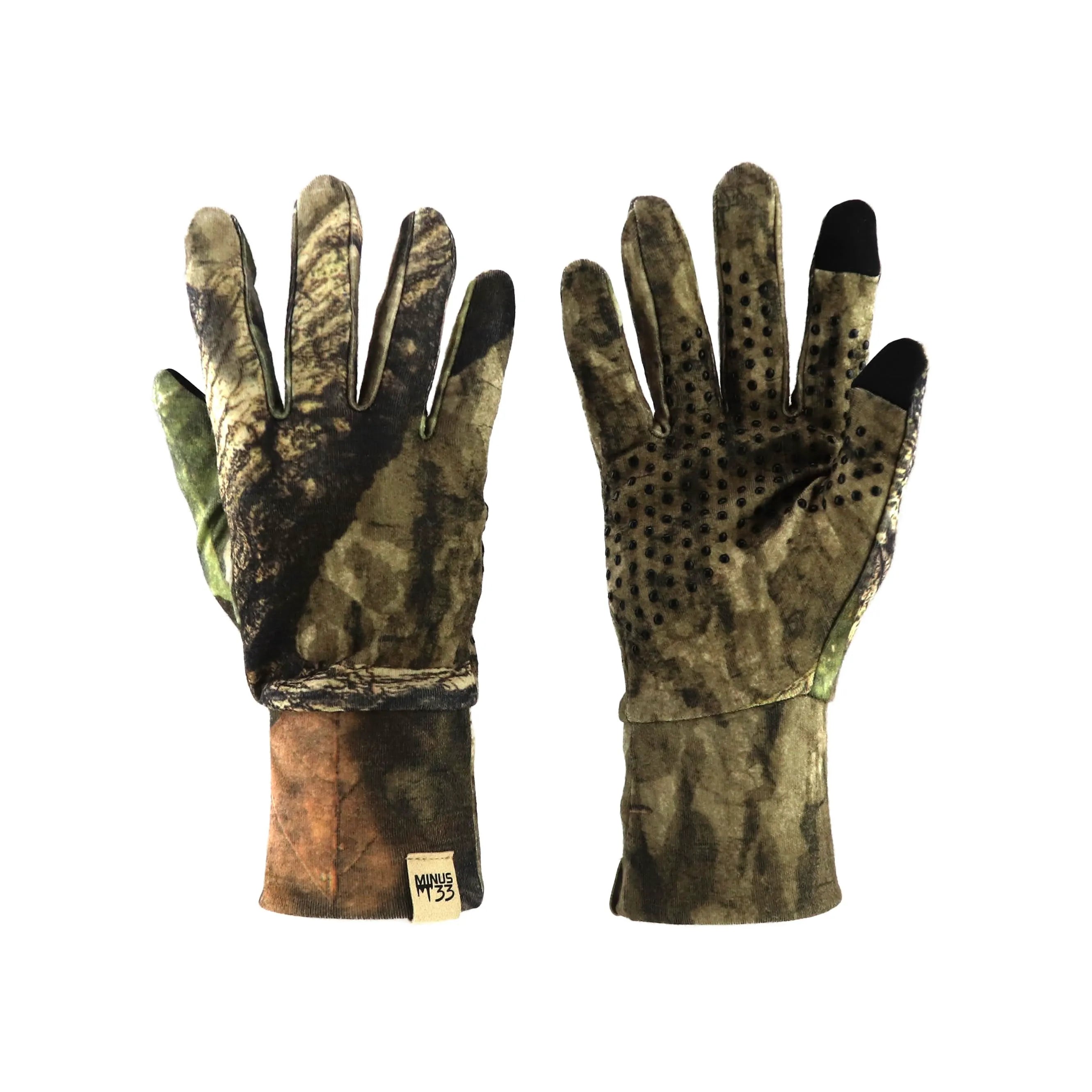 Lightweight 100% Merino Wool Grip Gloves