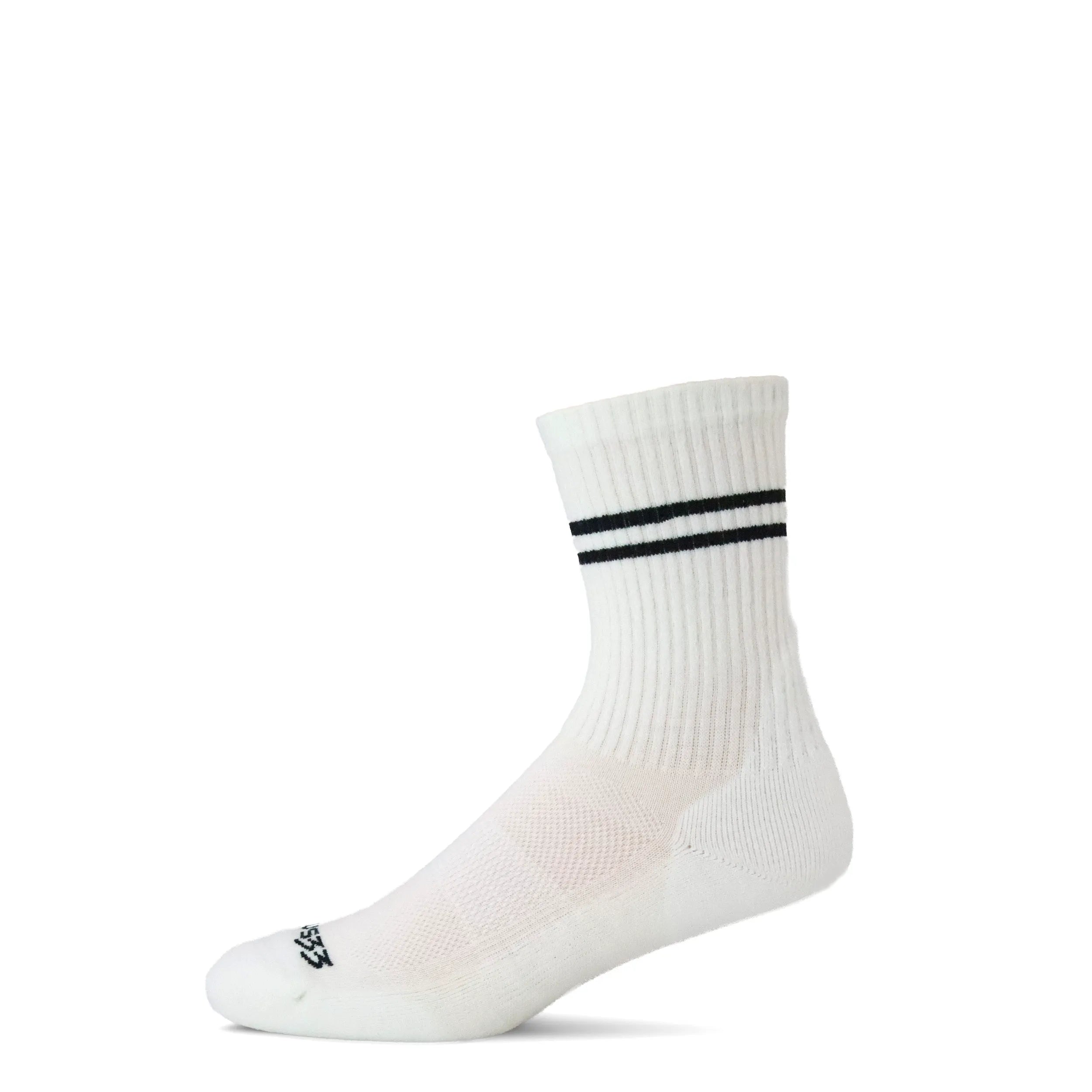 Microweight Cushion Rib Knit Crew Wool Socks - Mountain Heritage