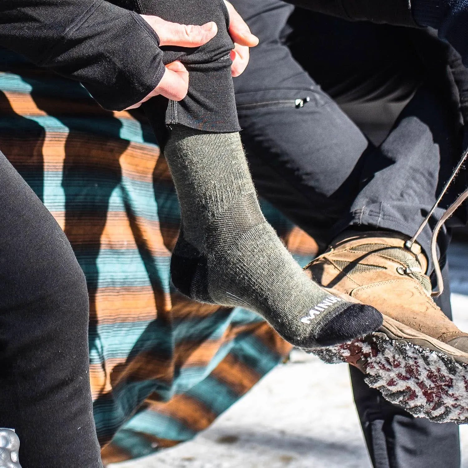Lightweight Mountain Heritage Crew Wool Socks