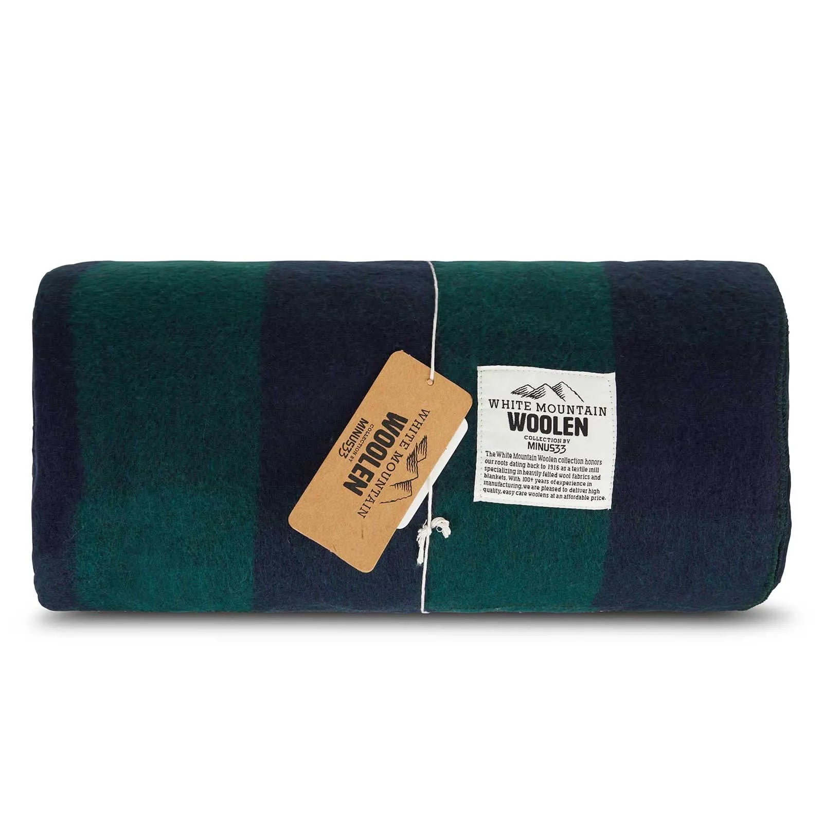 Wool Twin Sized Blanket by White Mountain Woolen