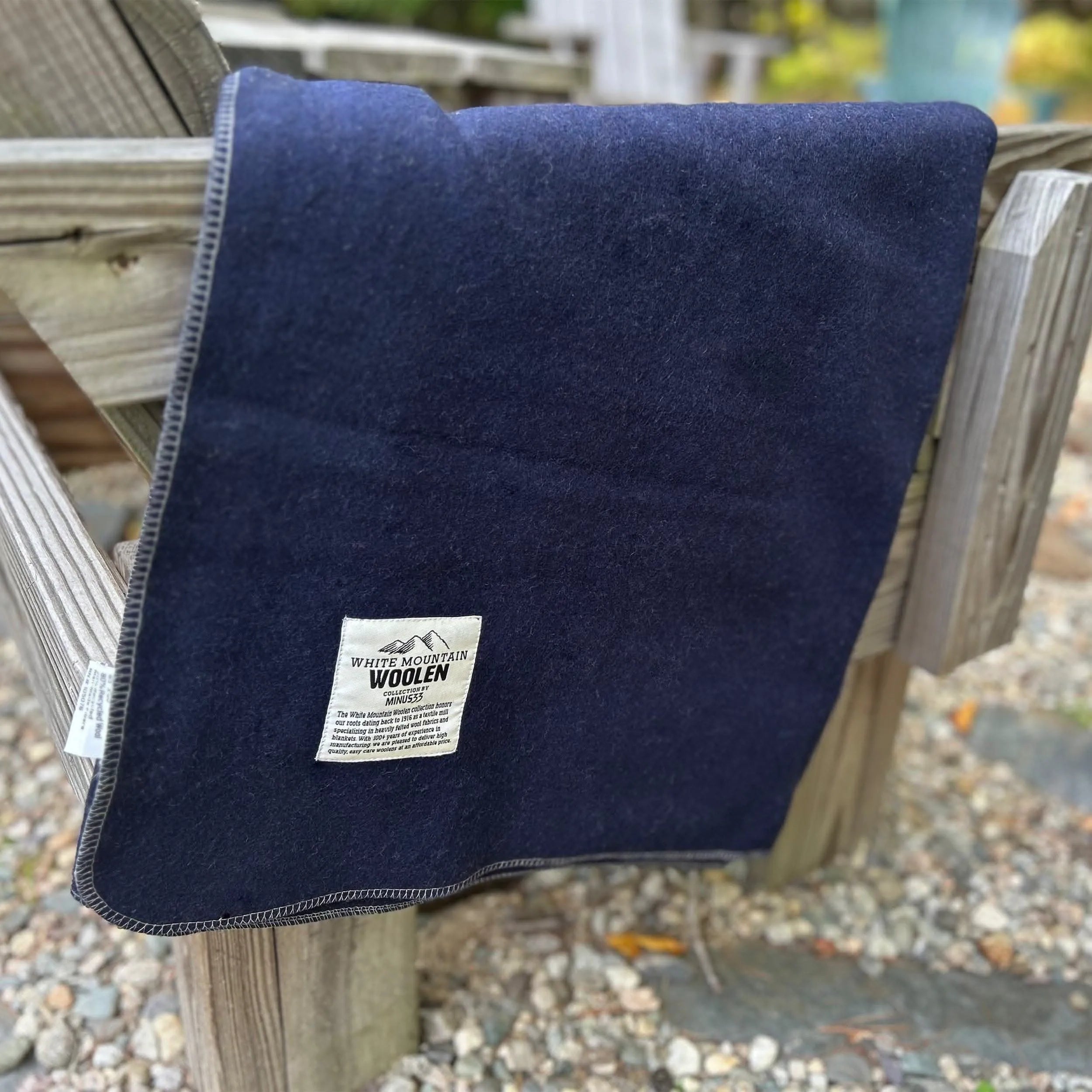 Wool Twin Sized Blanket by White Mountain Woolen