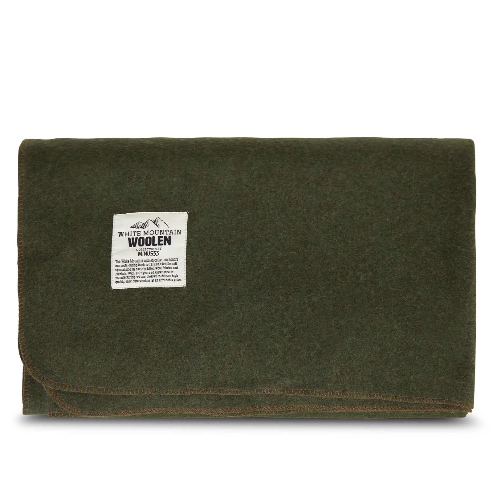 Wool Twin Sized Blanket by White Mountain Woolen